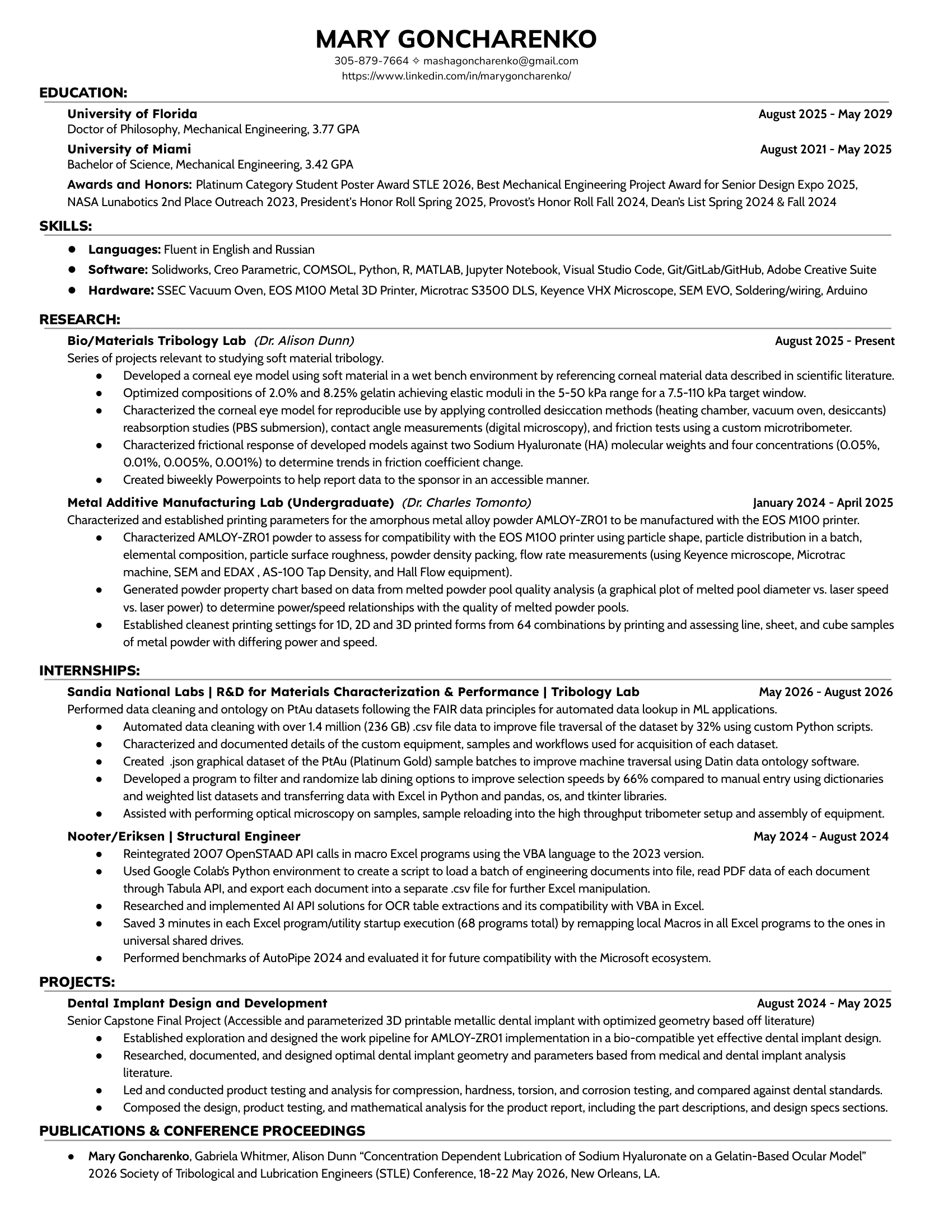 resume